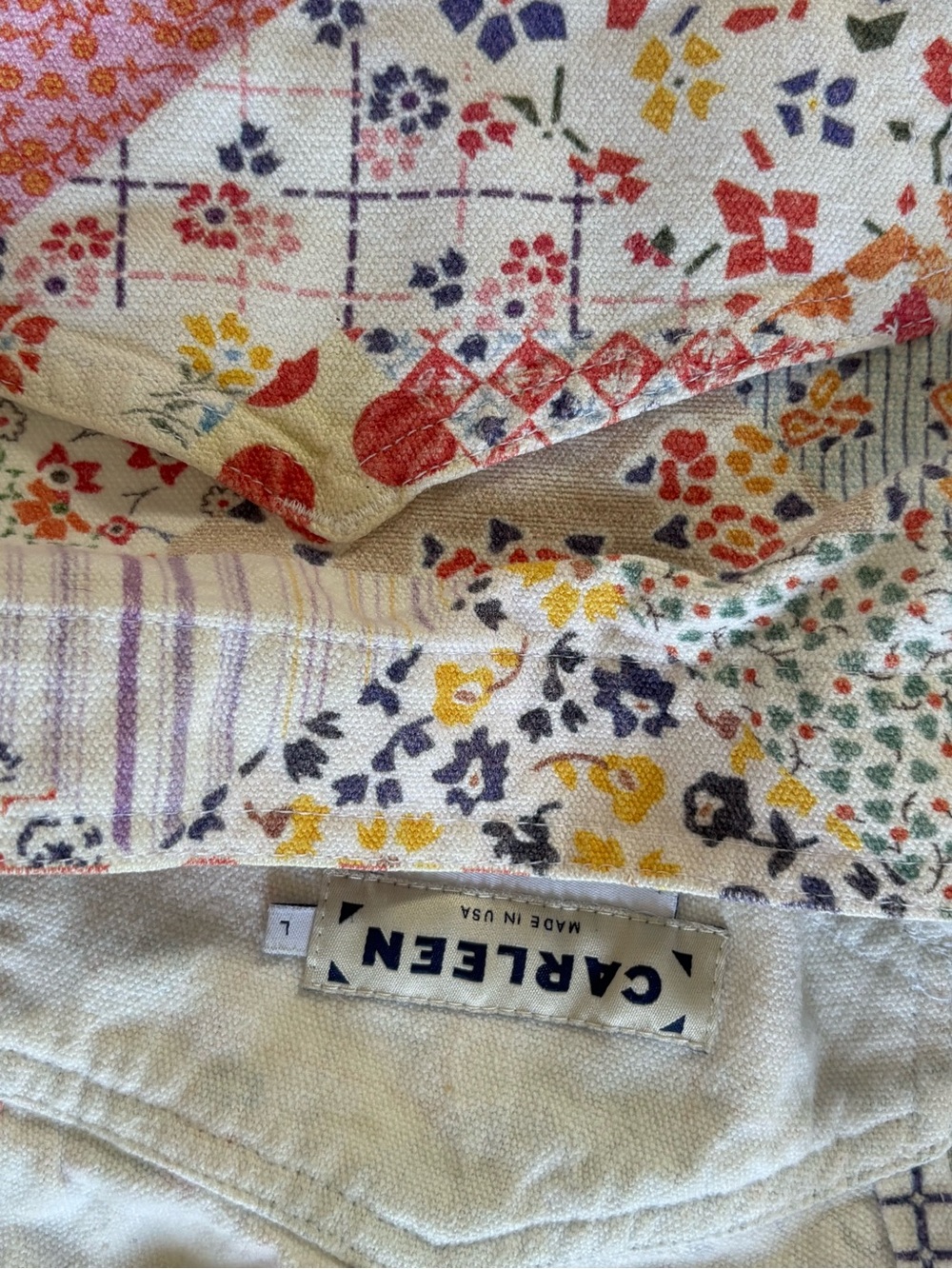 Carleen x Anthropologie Floral Patchwork Overalls - Picture 4 of 5